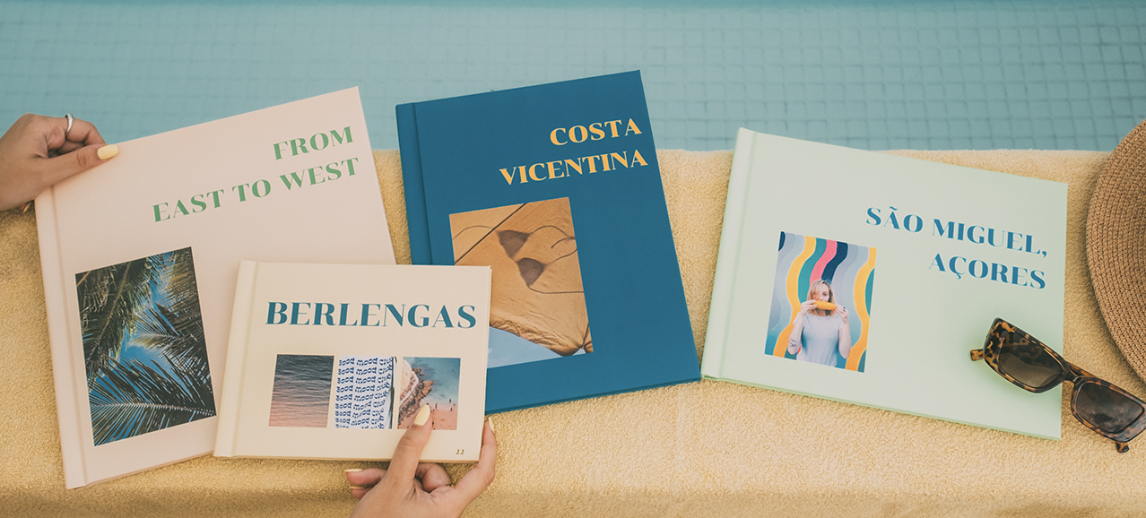 todos os formatos de foto livros da Dreambooks